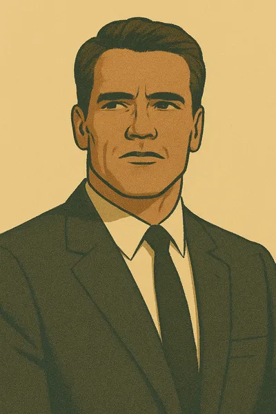 Portrait of Arnold Schwarzenegger