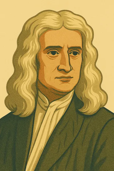 Porträt von Isaac Newton