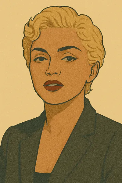 Porträt von Madonna