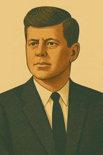 Porträt von John F. Kennedy