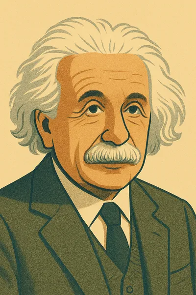 Porträt von Albert Einstein