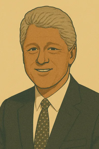 Porträt von Bill Clinton